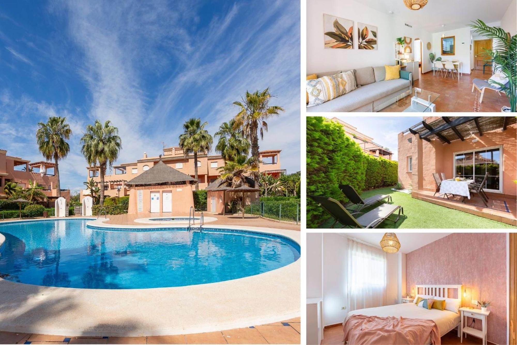 Jardin Privado # Netflix # Playa A 8Min # Wifi # Familia # Apartamento Vera Zewnętrze zdjęcie